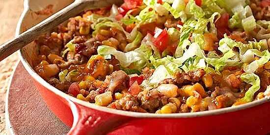 Beef Taco Hash