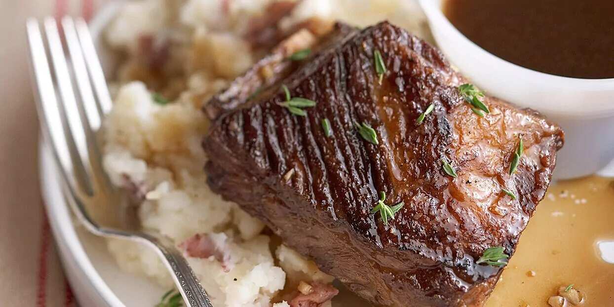 How to make Beerbraised Beef Short Ribs Recipe