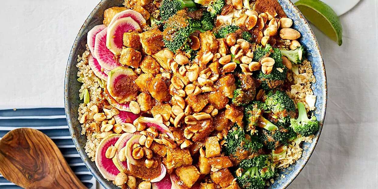 How to make Broccoli And Tempeh Quinoa Salad Recipe