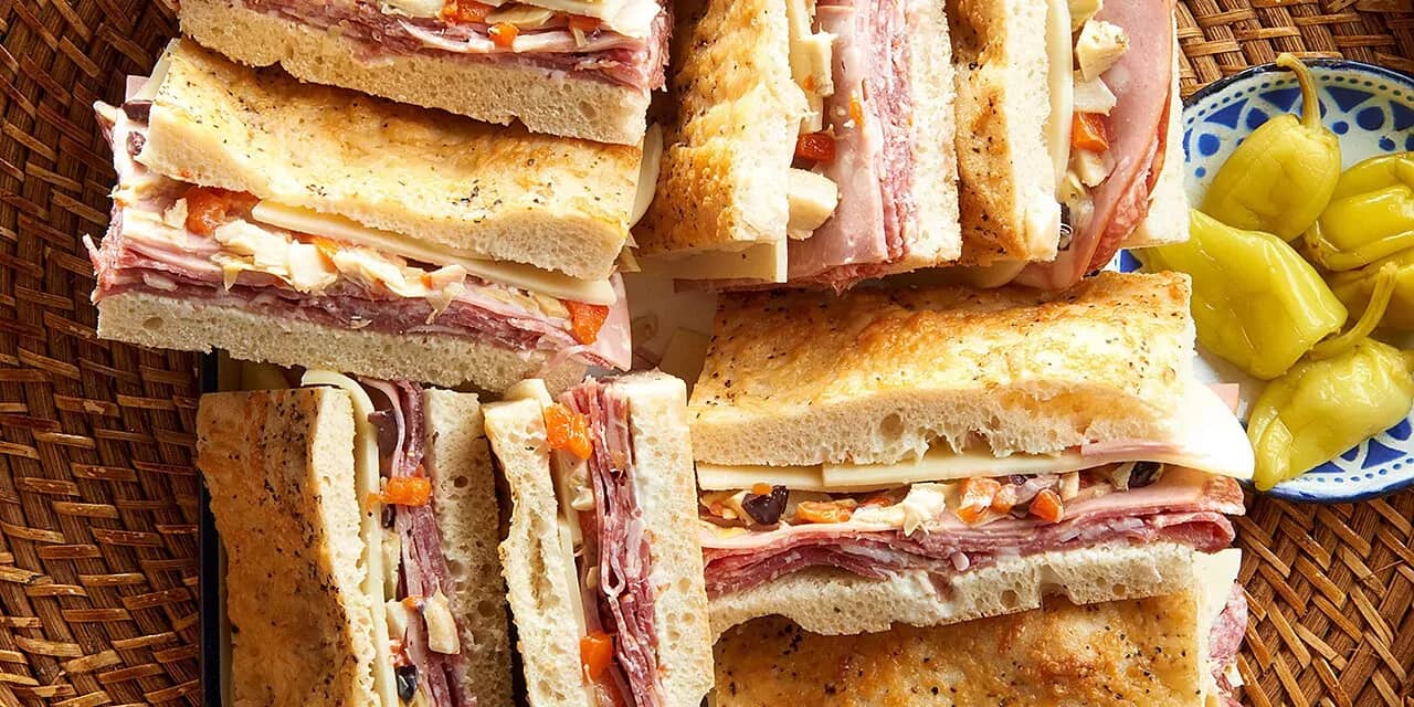 How to make Italian Focaccia Sandwich Recipe