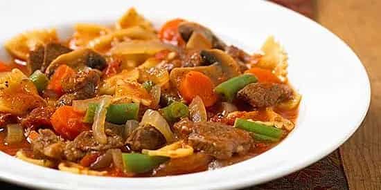 Lamb Stew With Pasta