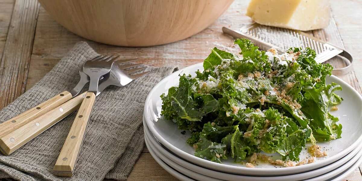 Raw Tuscan Kale Salad With Pecorino