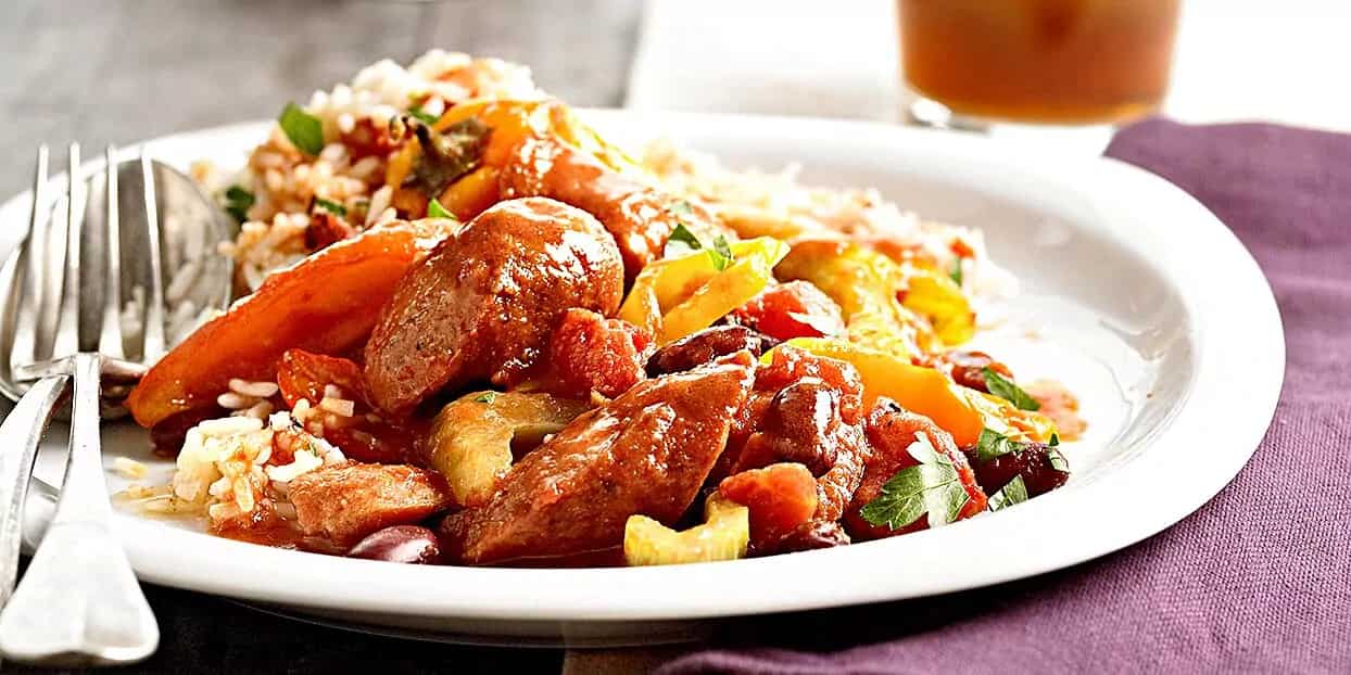 How to make Sausage And Bean Jambalaya Recipe