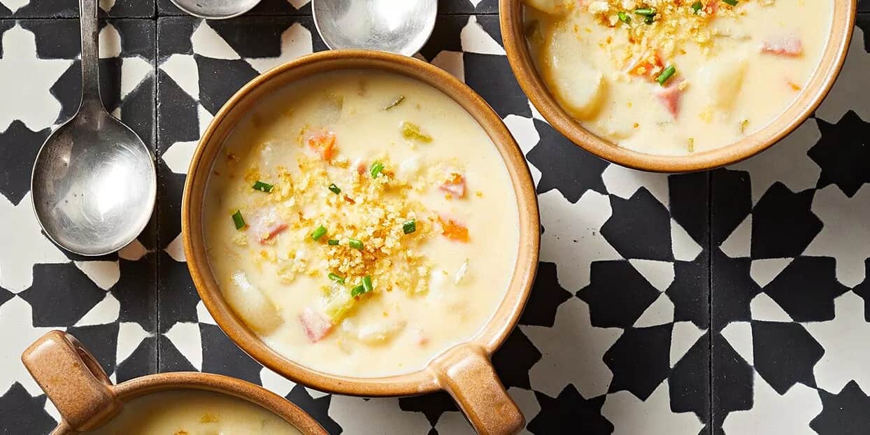 How to make Scalloped Potato And Ham Soup Recipe
