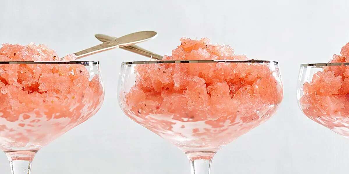 Strawberry-Rhubarb Frose