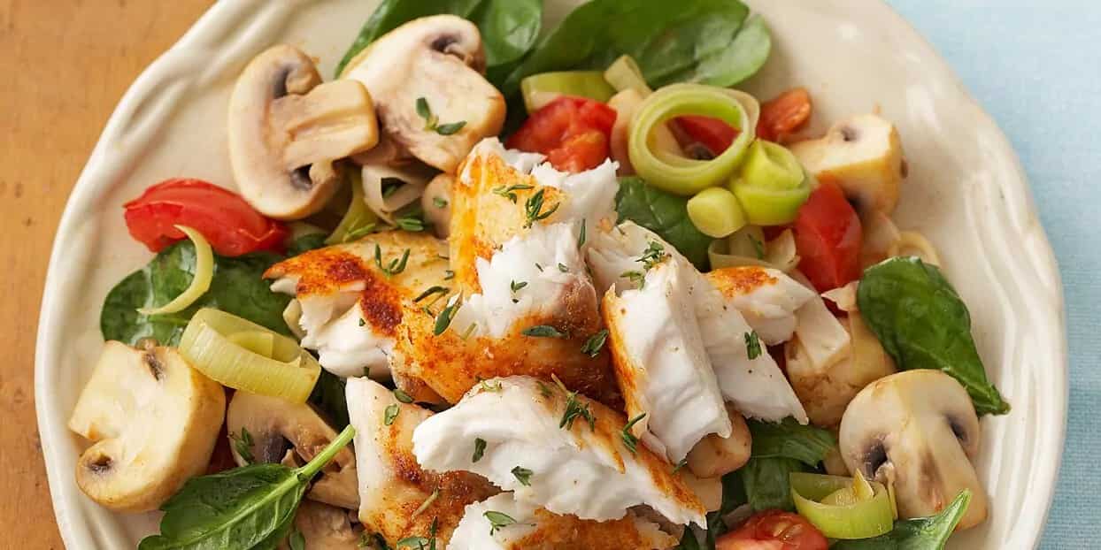 How to make Wilted Spinach And Tilapia Salad Recipe