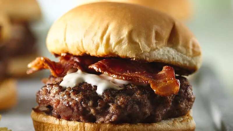 Grilled Bacon Cheeseburgers 