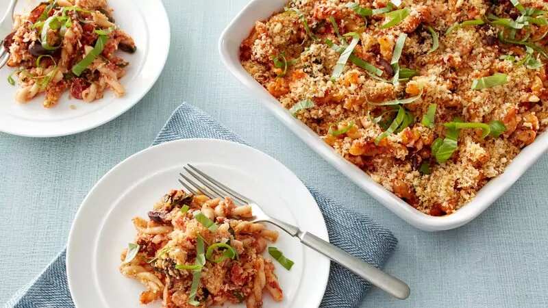 How to make Mediterranean Chicken Pasta Bake Recipe