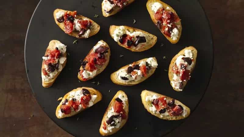 How to make Tomato Goat Cheese Bruschetta Recipe