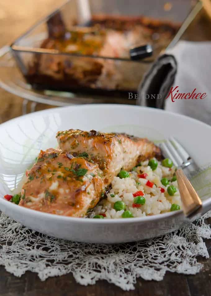 How to make Soybean Paste Glazed Salmon Recipe