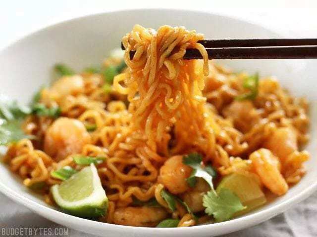 How to make Spicy Lime Shrimp Dragon Noodles Recipe