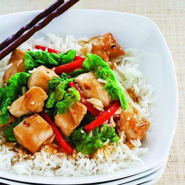 Chicken and Pear Teriyaki 