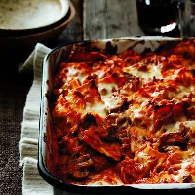 How to make Ravioli Lasagna With Sausage And Mushrooms  Recipe