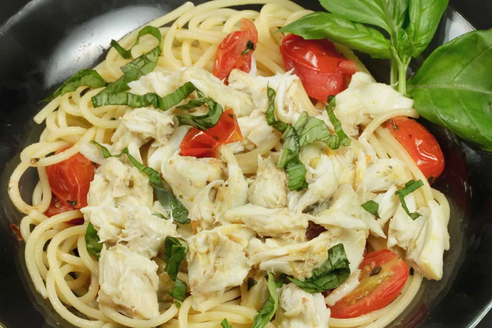 How to make Spaghetti Fresca With Jumbo Lump Crabmeat Recipe
