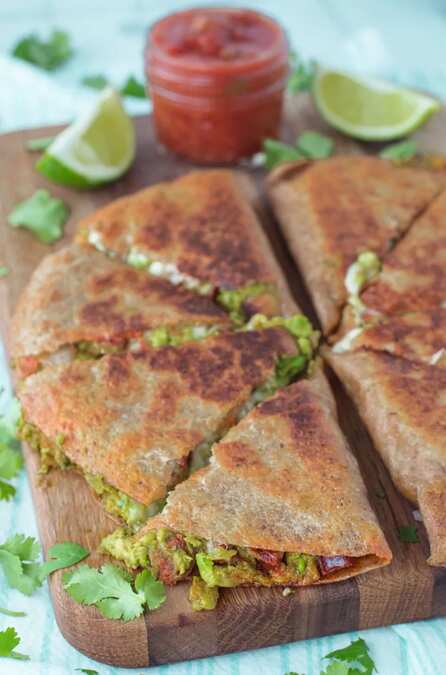 Chorizo And Avocado Quesadillas