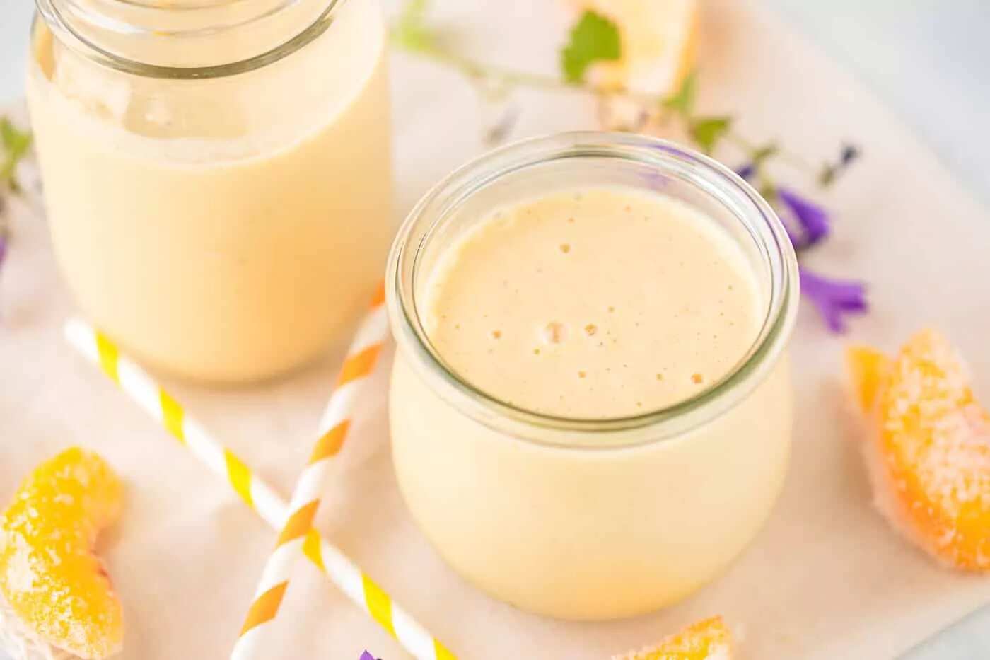 How to make Banana Peach Smoothie With Peanut Butter Recipe