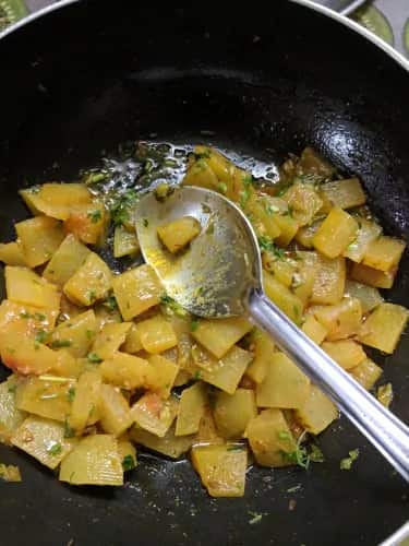 How to make Spicy Watermelon Sabji Recipe