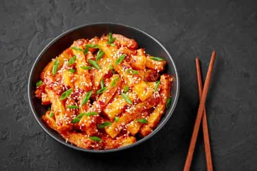How to make Sesame Chilli Potatoes Recipe