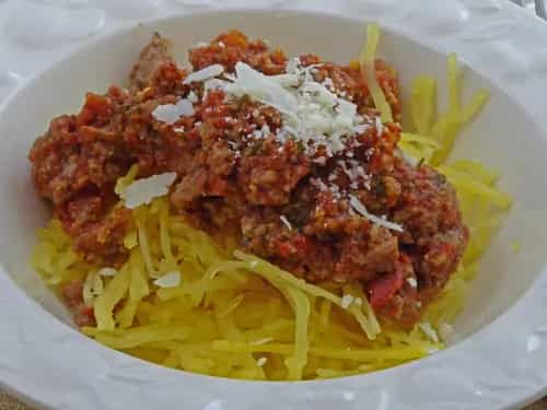 How to make Spaghetti Squash Bolognese Recipe