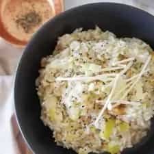How to make Enoki Mushroom Risotto Recipe
