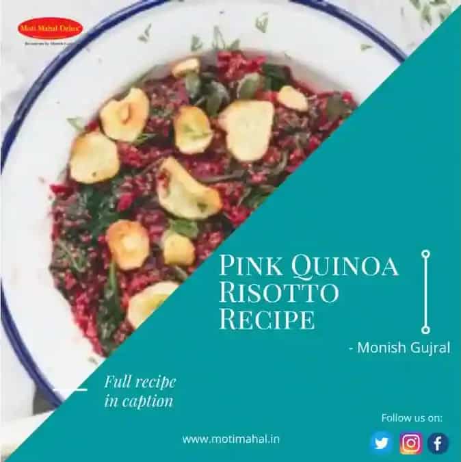 How to make Pink Quinoa Risotto Recipe