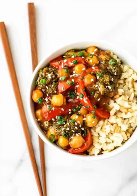 General Tso 39 S Chickpeas