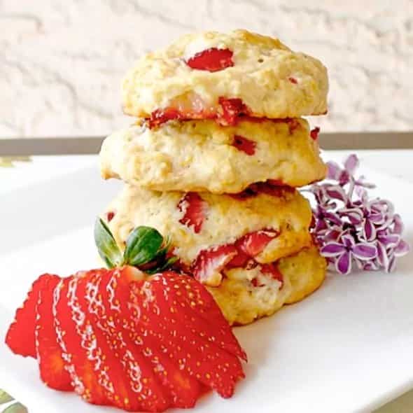 How to make Strawberry Banana Shortcake Cookies Recipe