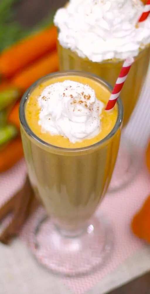 How to make Healthy Carrot Cake Milkshake Recipe