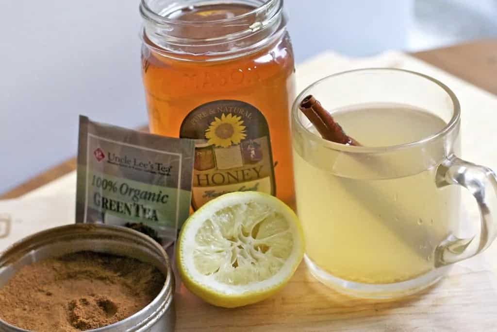 How to make Green Tea Lemon Water Morning Drink Recipe