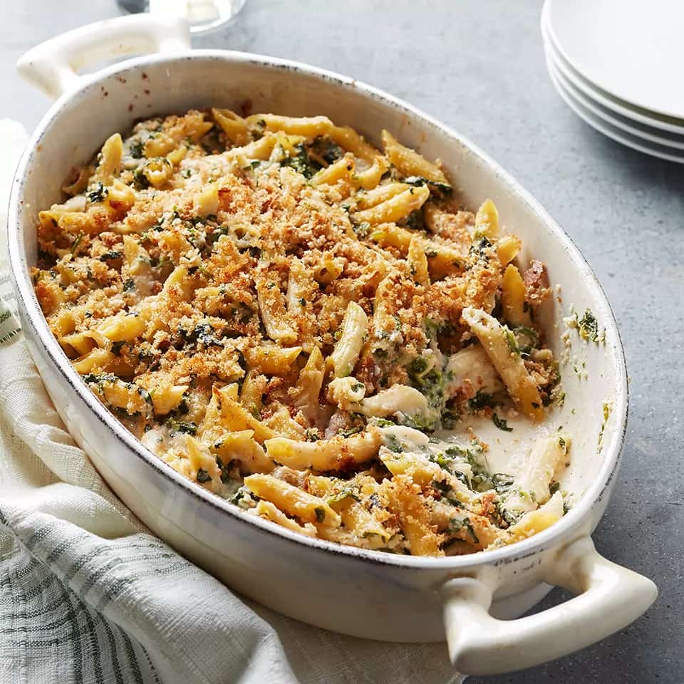 How to make Baked Penne Florentine Recipe