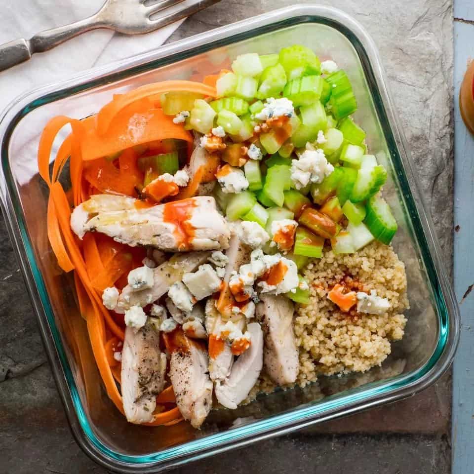 How to make Buffalo Chicken Grain Bowl Recipe