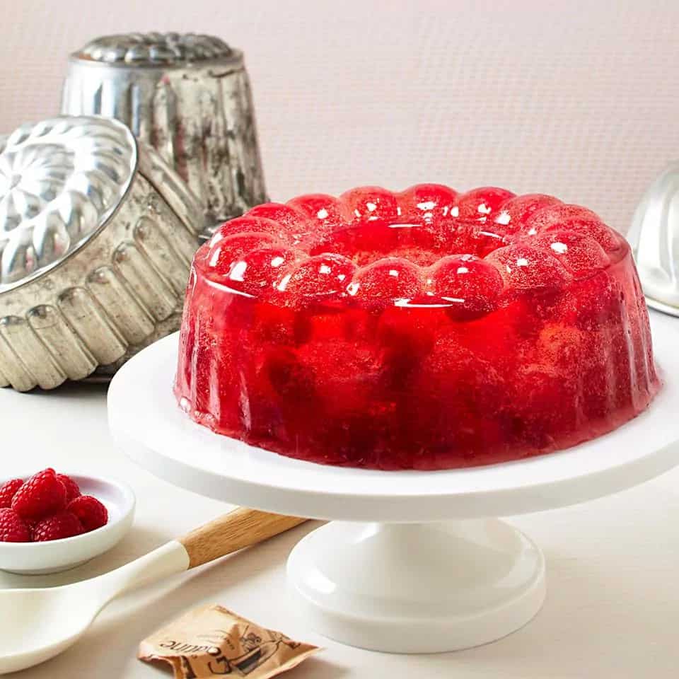 How to make Champagne Raspberry Jello Recipe