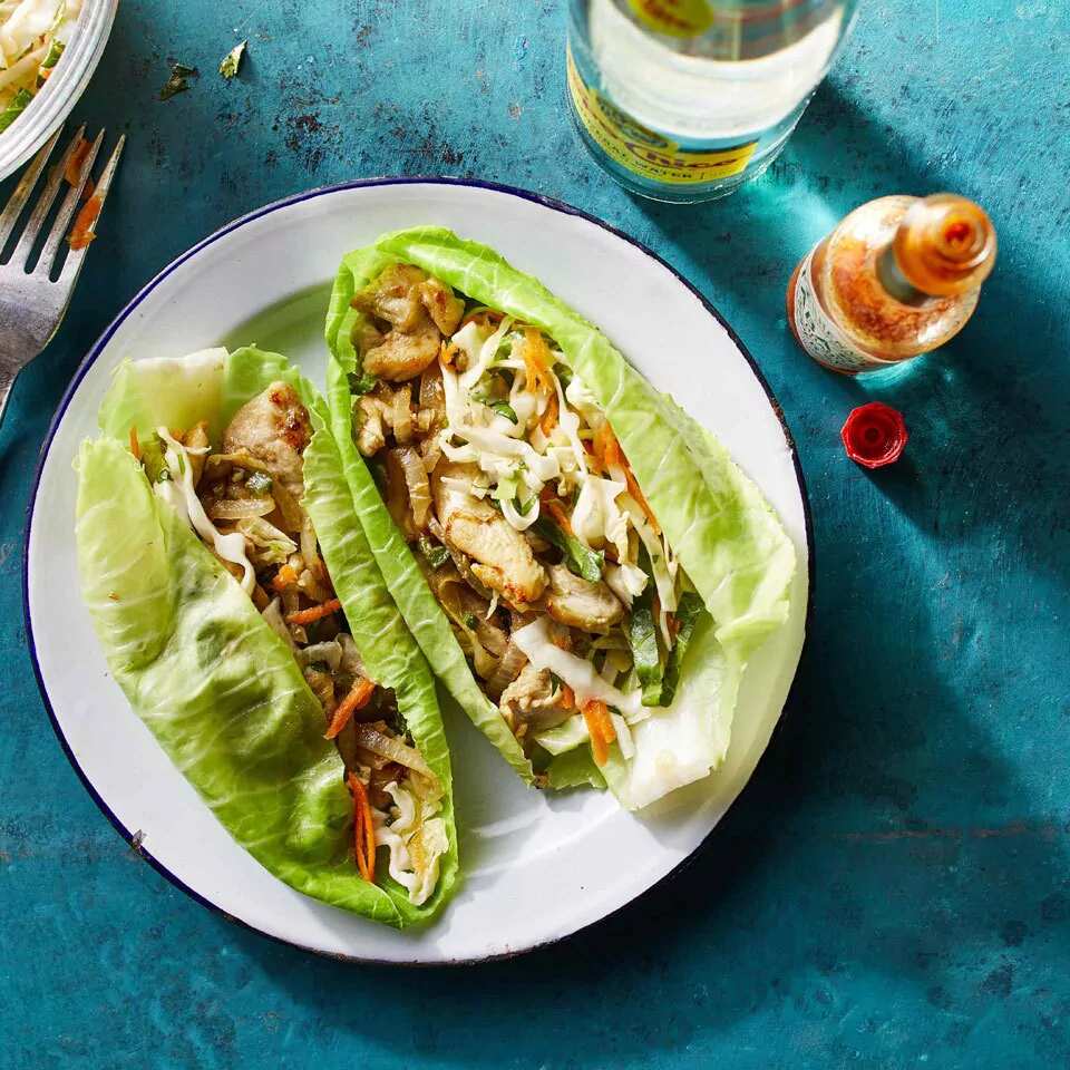 How to make Chicken Tacos In Cabbage Tortillas Recipe