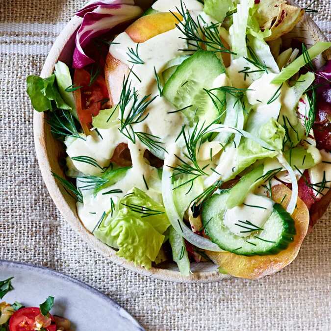 Chicory Salad With Banded Rudderfish Tonnato