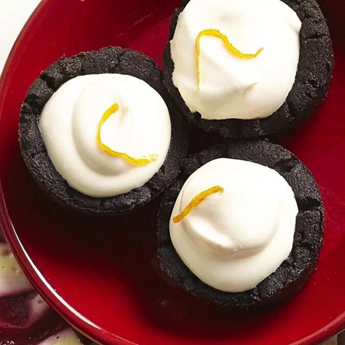 Chocolate-Orange Shortbread Tartlets