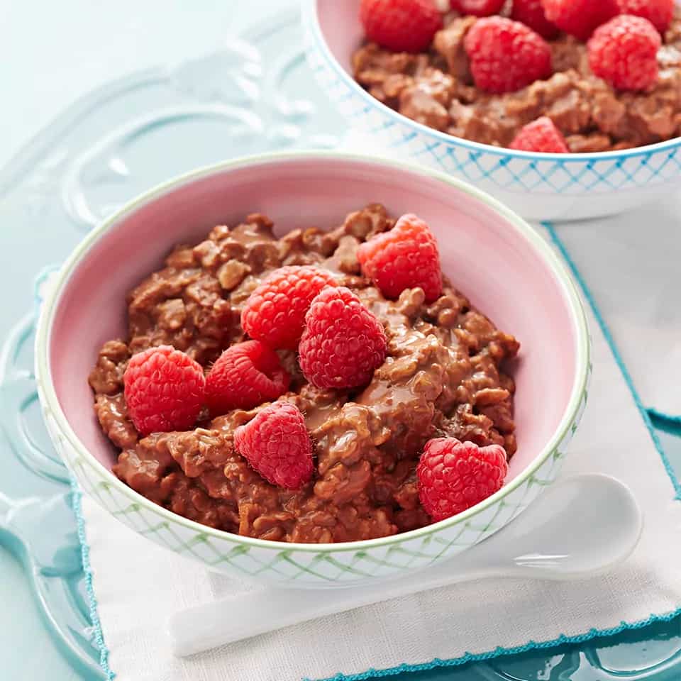 How to make Chocolateraspberry Oatmeal Recipe