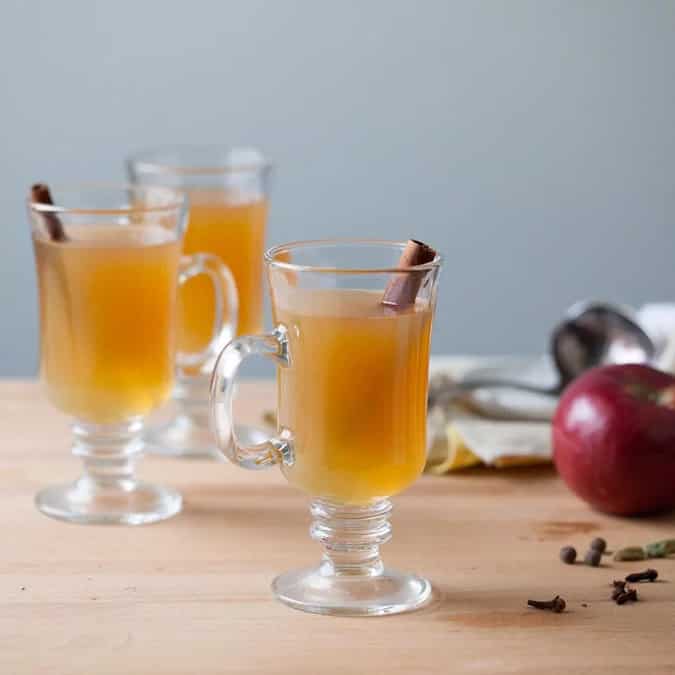 Hot Cider With Apple Brandy & Spices Hot Cider With Apple Brandy & Spices