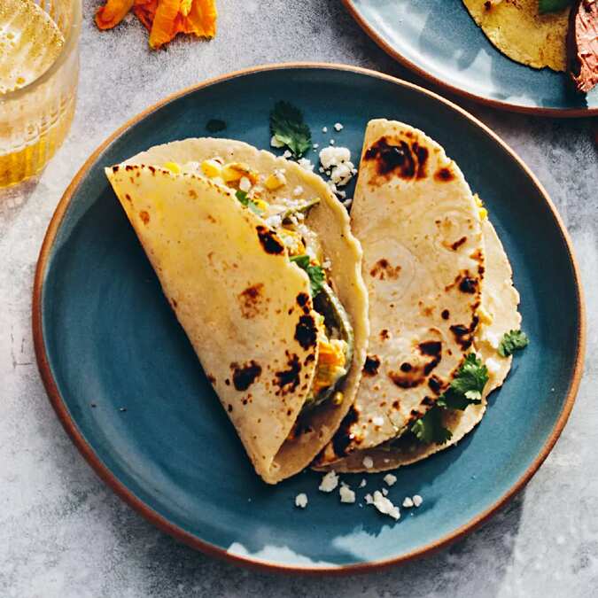 Squash Blossom & Corn Tacos Squash Blossom & Corn Tacos