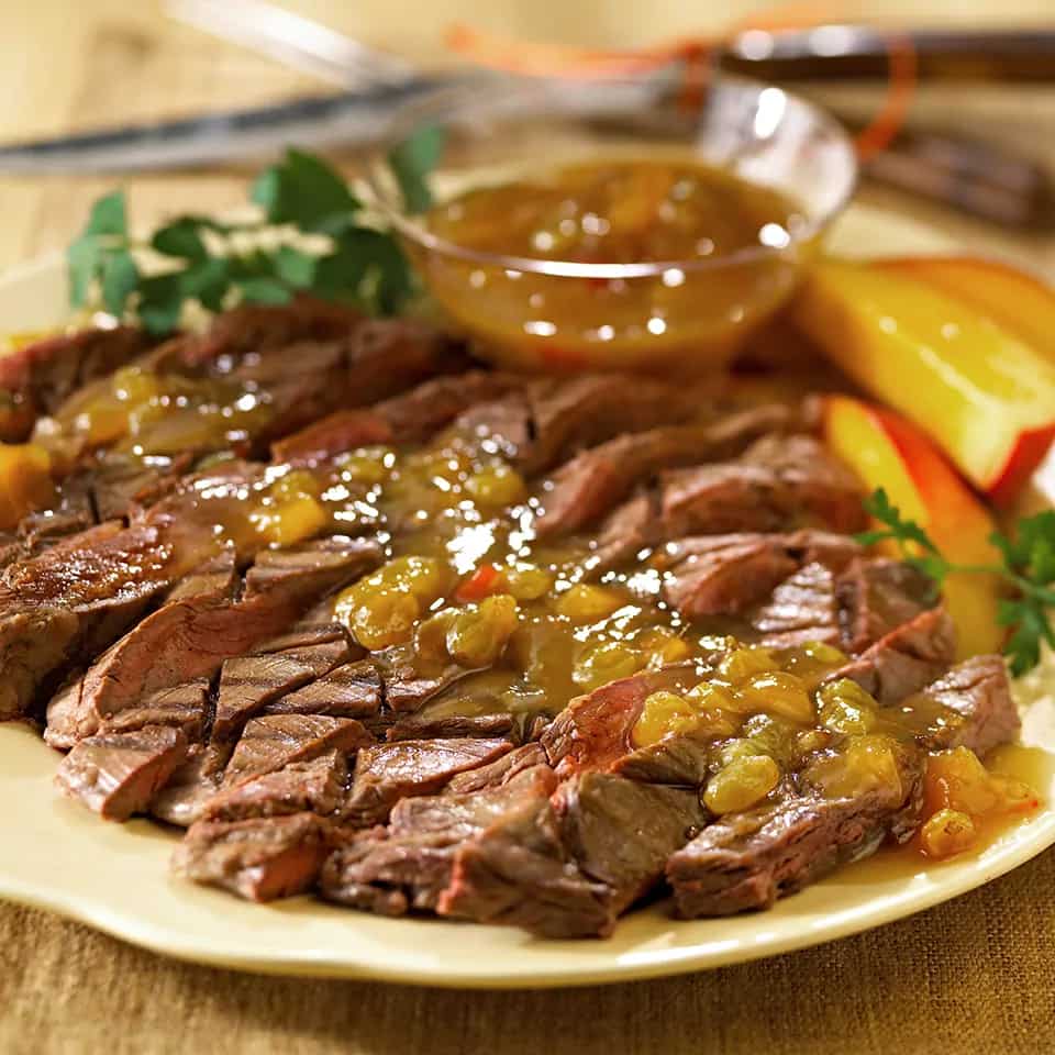 How to make Steak With Chutney Sauce Recipe