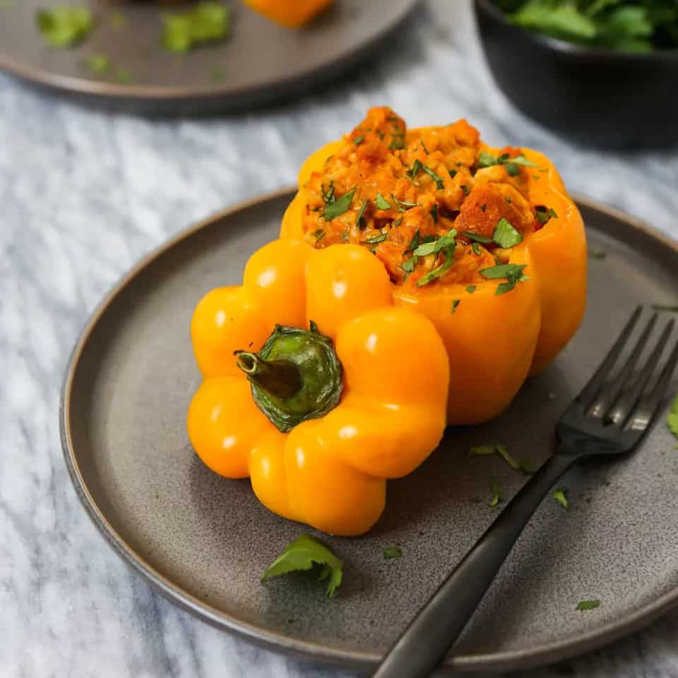 How to make Tikka Masala Stuffed Peppers Recipe