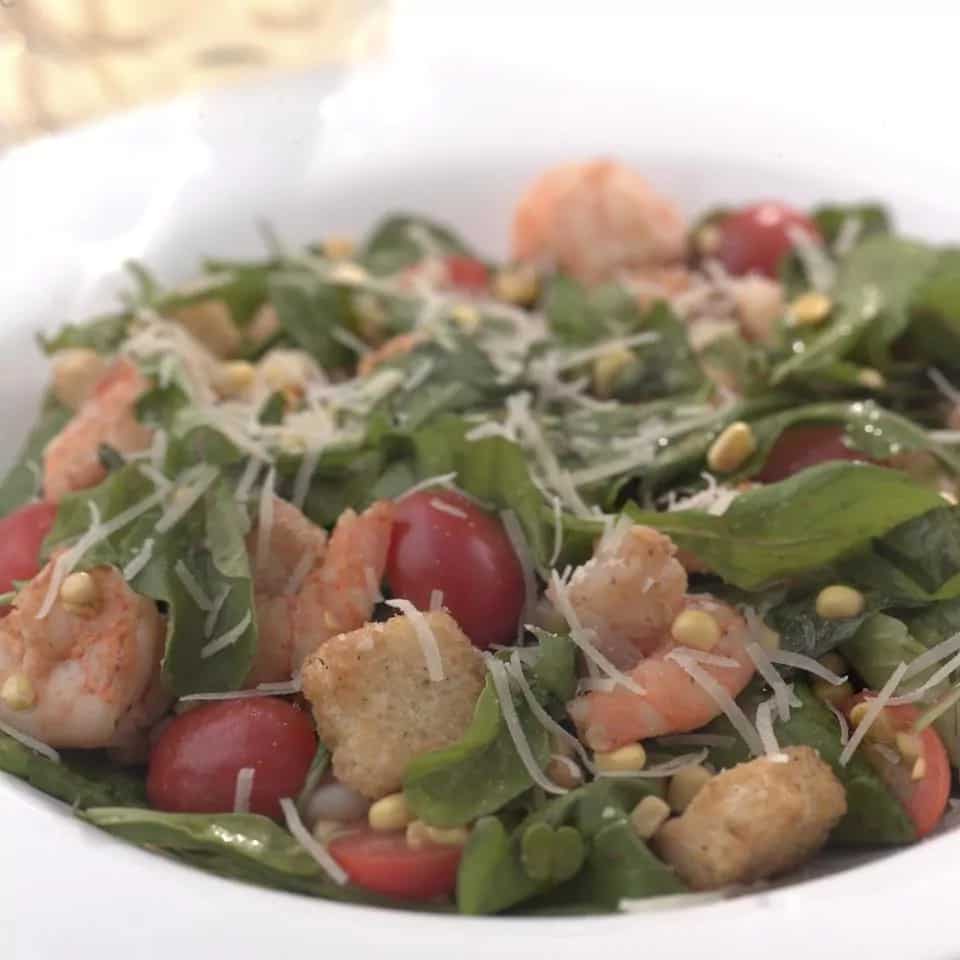 How to make Warm Shrimp & Arugula Salad Recipe