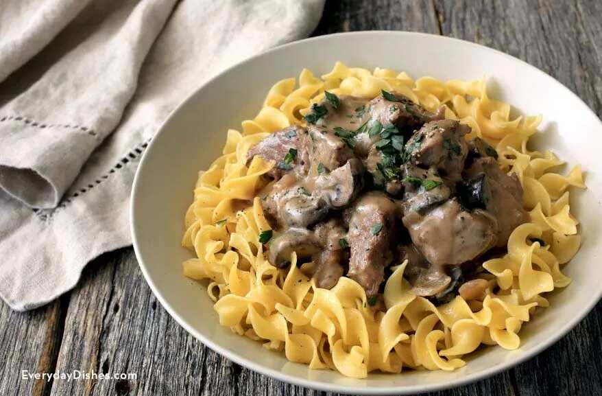 Beef Stroganoff