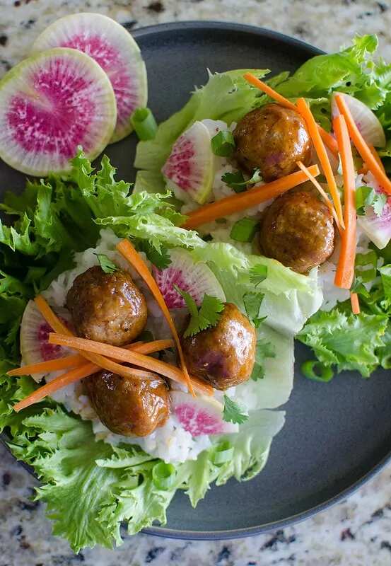 How to make Korean Bbq Meatball Lettuce Wraps Recipe