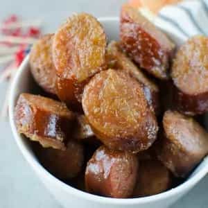 How to make Slow Cooker Apple Kielbasa Bites Recipe