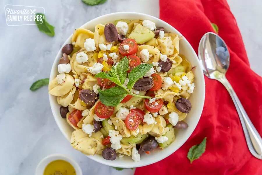 Greek Tortellini Salad