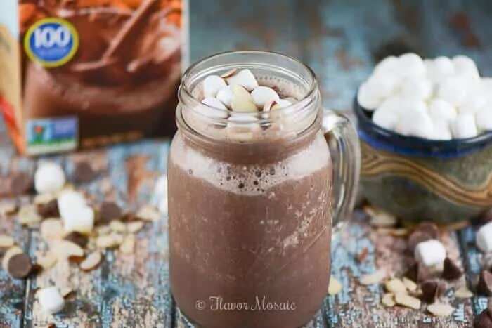 How to make Rocky Road Chocolate Smoothie Recipe