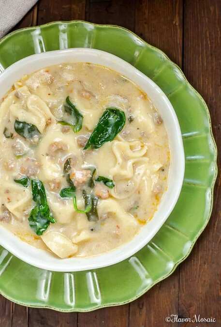 Sausage Tortellini Soup