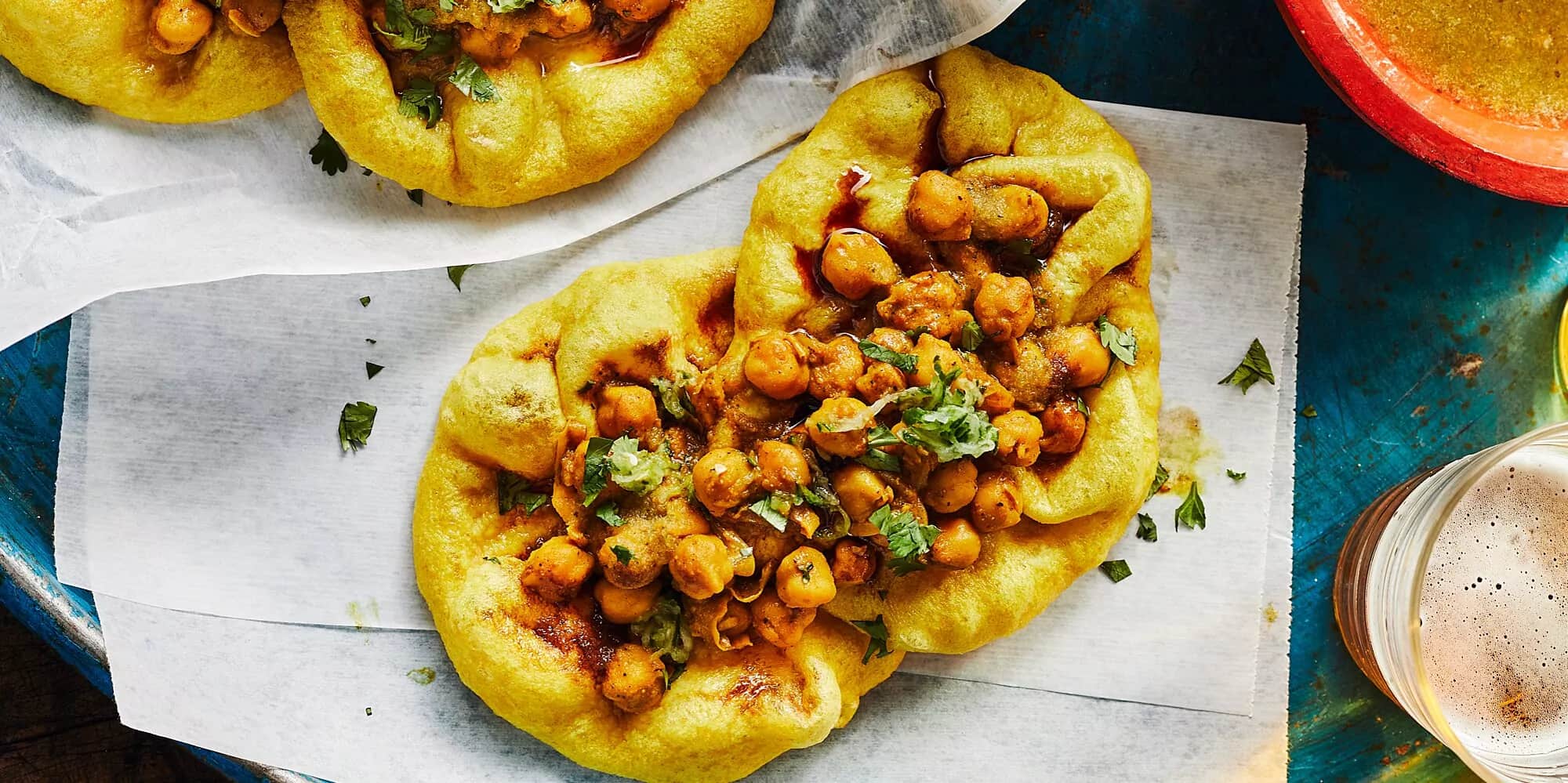 How to make Chickpea Doubles With Tamarind And Scotch Bonnet Pepper Sauce Recipe