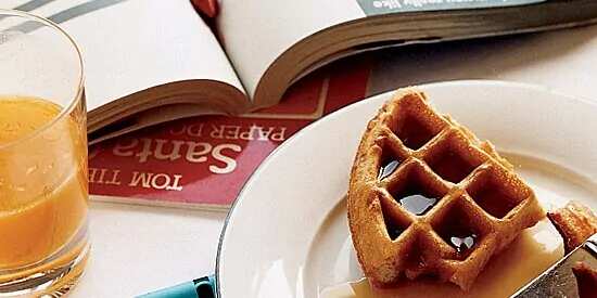 Cornmeal-And-Ricotta Waffles