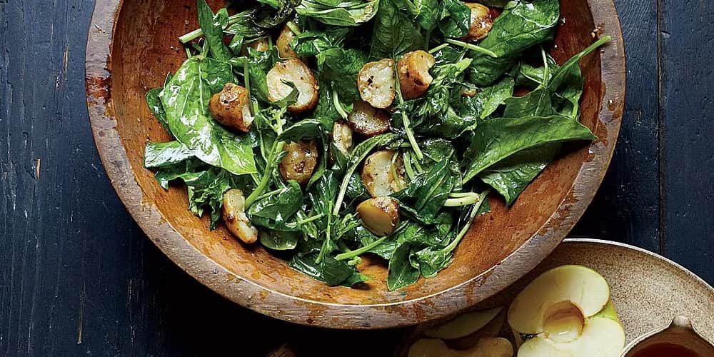How to make Warm Spinach And Sunchoke Salad Recipe